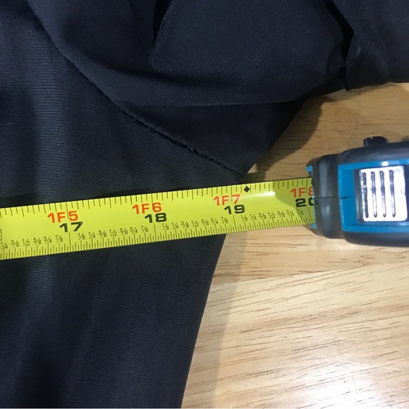 Vtg 40s/50s CasualMaker by Sy Frankel Black Fit N Flare Day Dress S / M - Picture 13 of 16